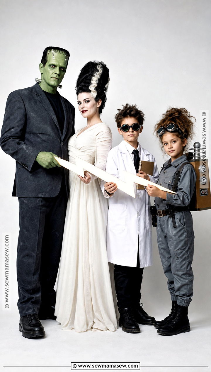 Frankenstein Family Costume - 45 frankenstein costume ideas