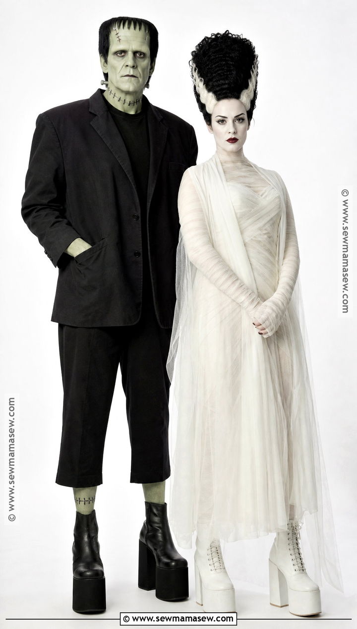 Frankenstein Monster And Bride Couples Costume - 40 unique couples halloween costume ideas