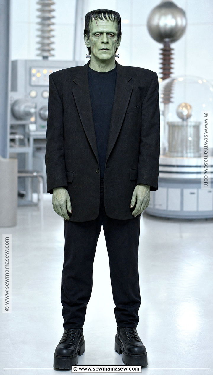 Frankenstein Monster Costume With Black Jacket - 35 simple halloween costumes for men