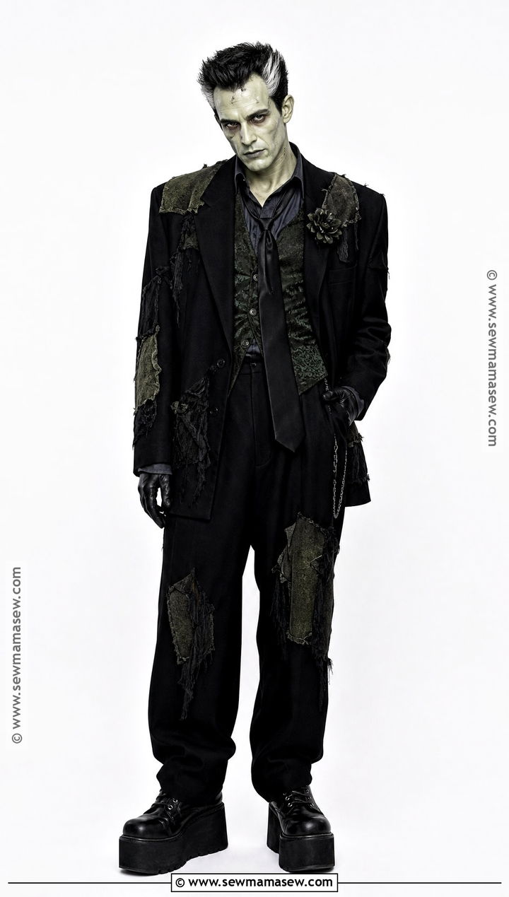 Frankensteins Creature Gothic Costume - 35 Gothic Halloween Costumes