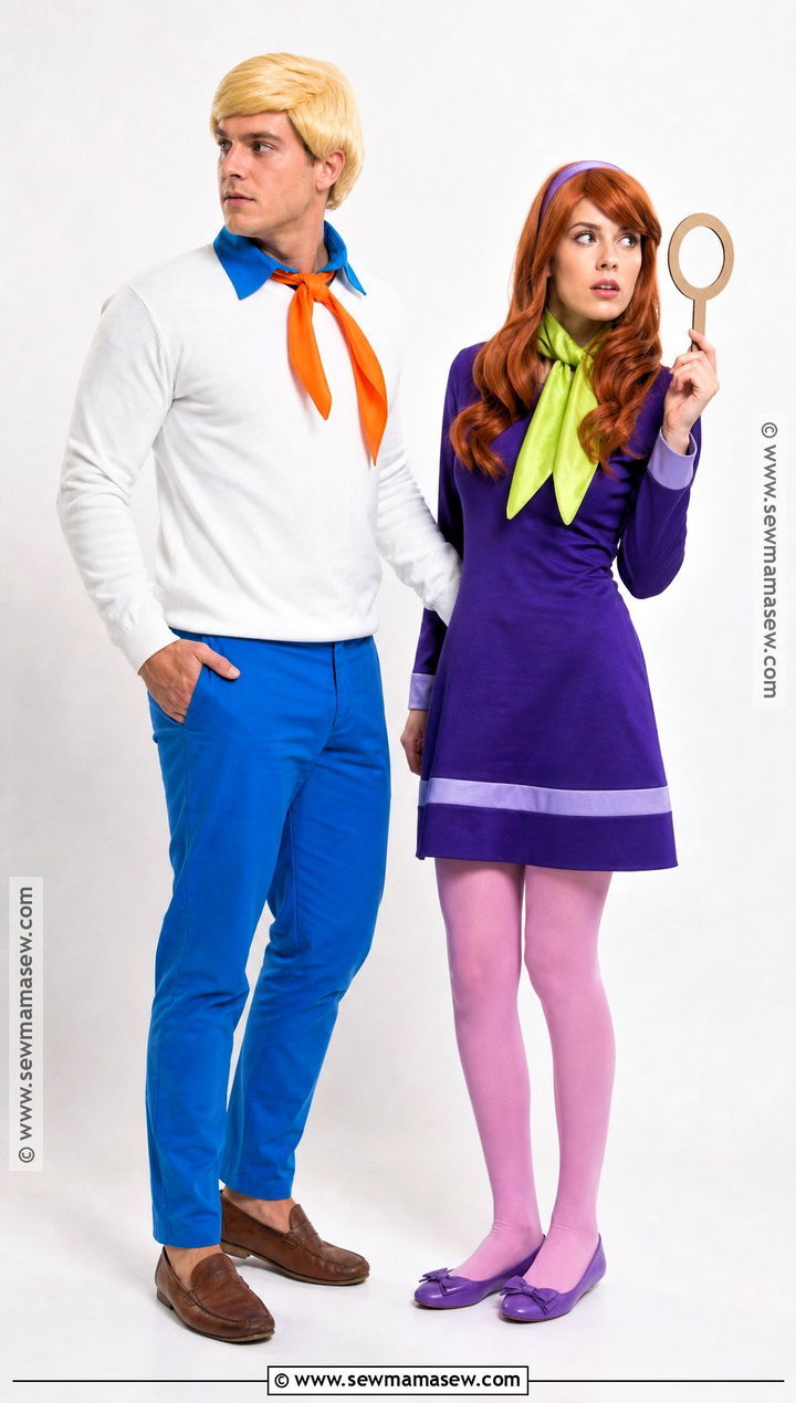Fred And Daphne Couple Costume - 35 matching couple costumes