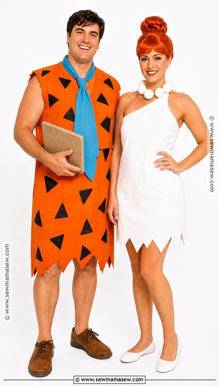 Fred And Wilma Costume - 35 iconic duo halloween costumes