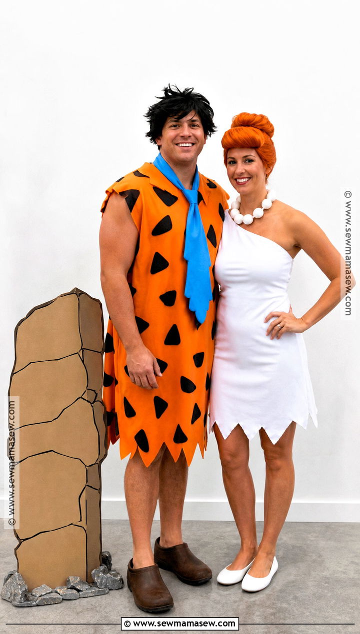 Fred And Wilma Flintstone Costume - 45 duo halloween costumes for couples