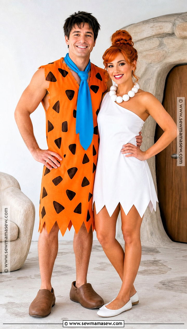 Fred And Wilma Flintstone Couple Costume - 45 halloween costumes for couples