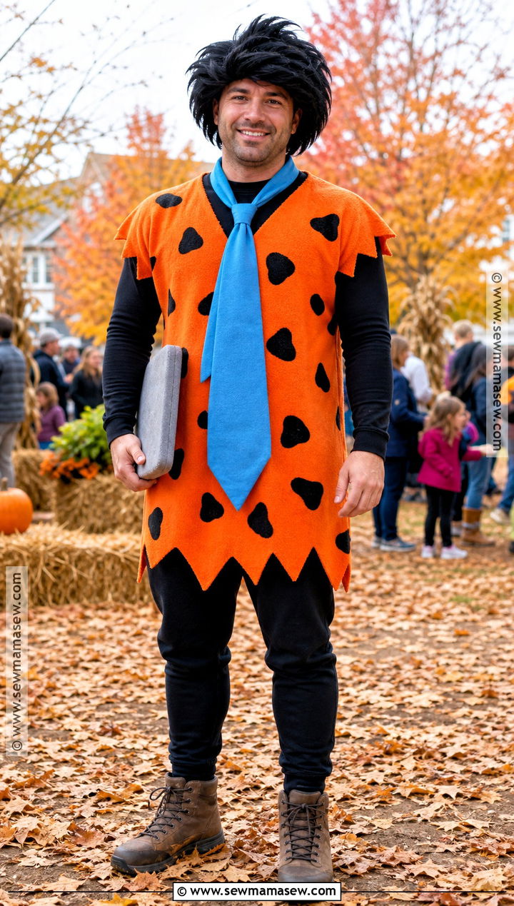 Fred Flintstone Costume With Fleece Tunic - 30 Fred Costume Ideas