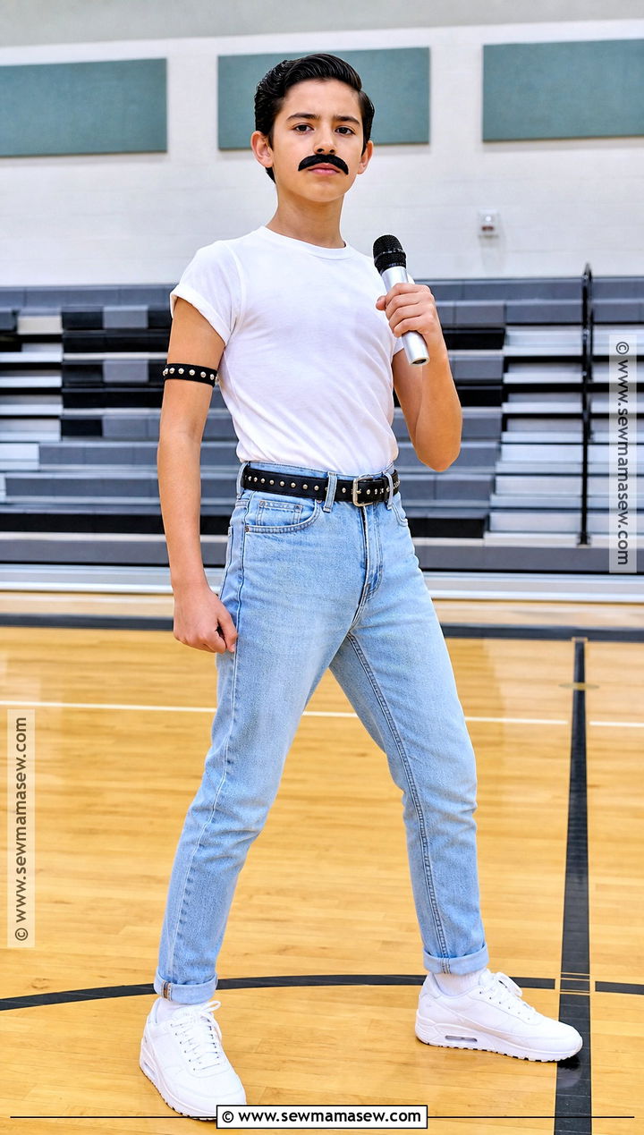 Freddie Mercury Concert Costume - 30 celebrity dress up day at school ideas