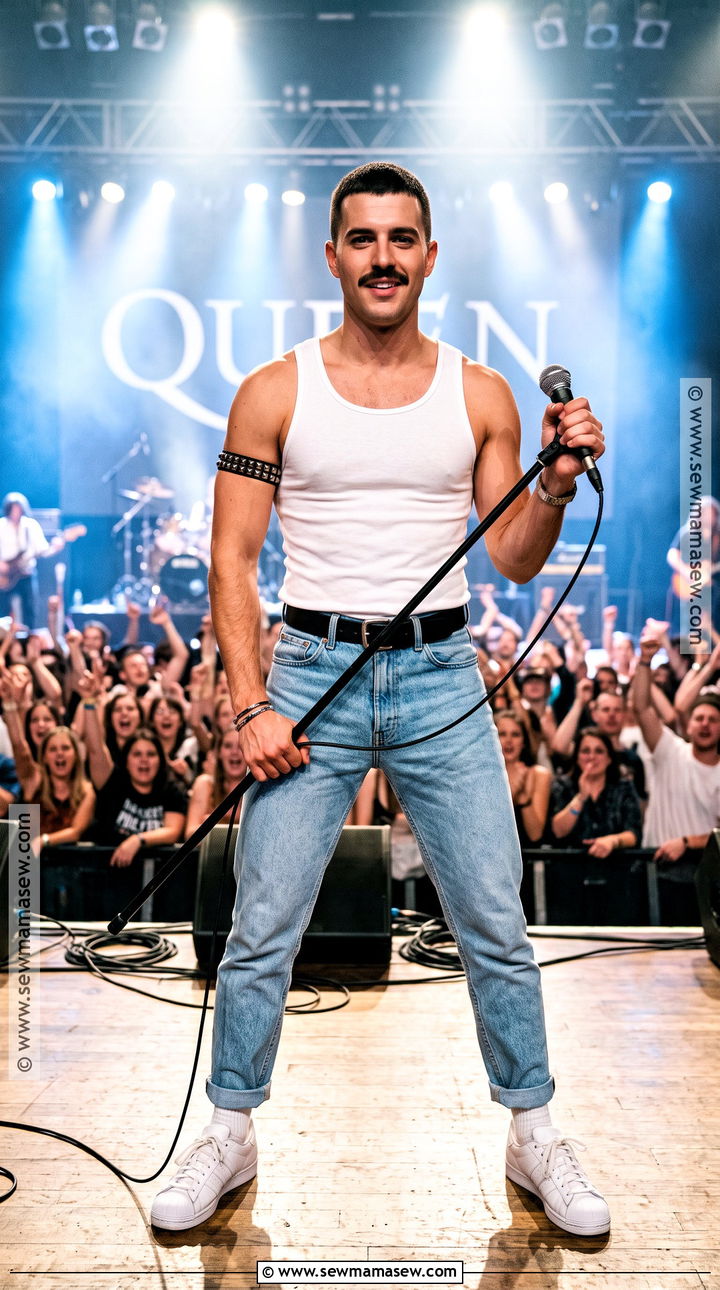 Freddie Mercury Live Aid Celebrity Costume - 30 halloween costumes celebrities