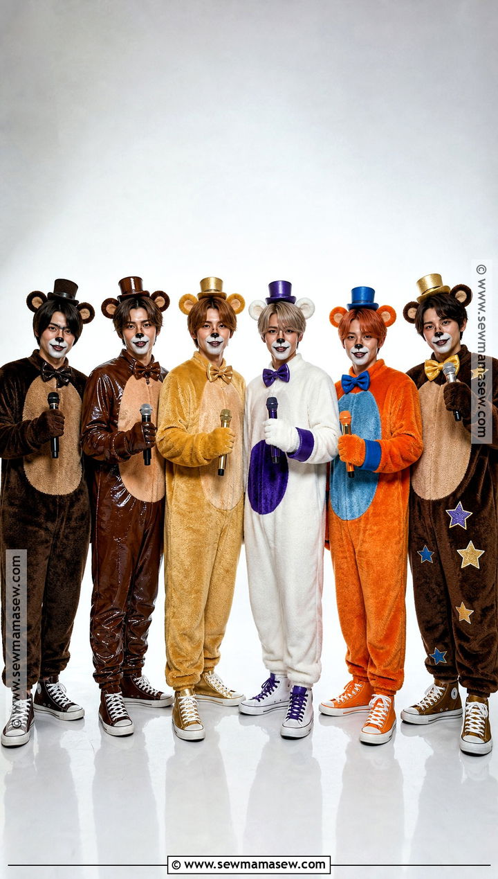 Freddy Variants FNAF Group Costume - 30 fnaf group costume ideas