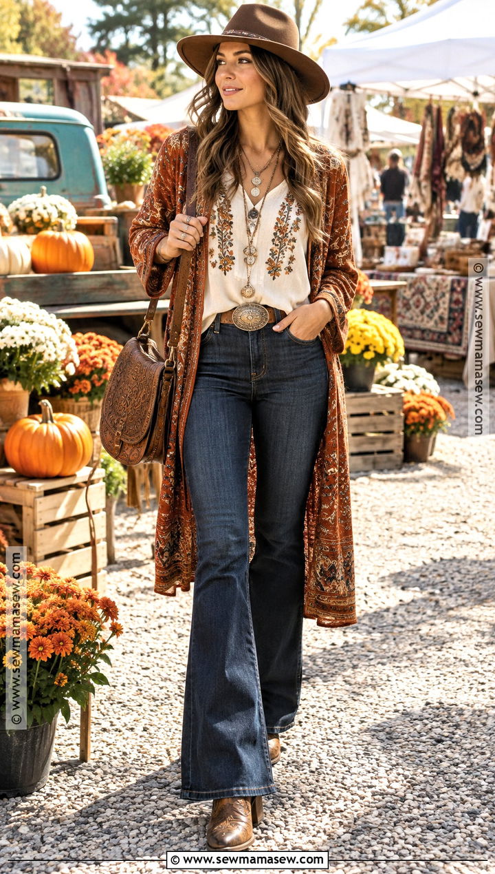 Freebird Boots With Boho Fall Layers - 15 freebird boots outfit fall
