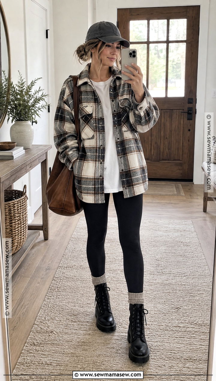 Freebird Boots With Leggings And Oversized Shacket - 15 freebird boots outfit fall