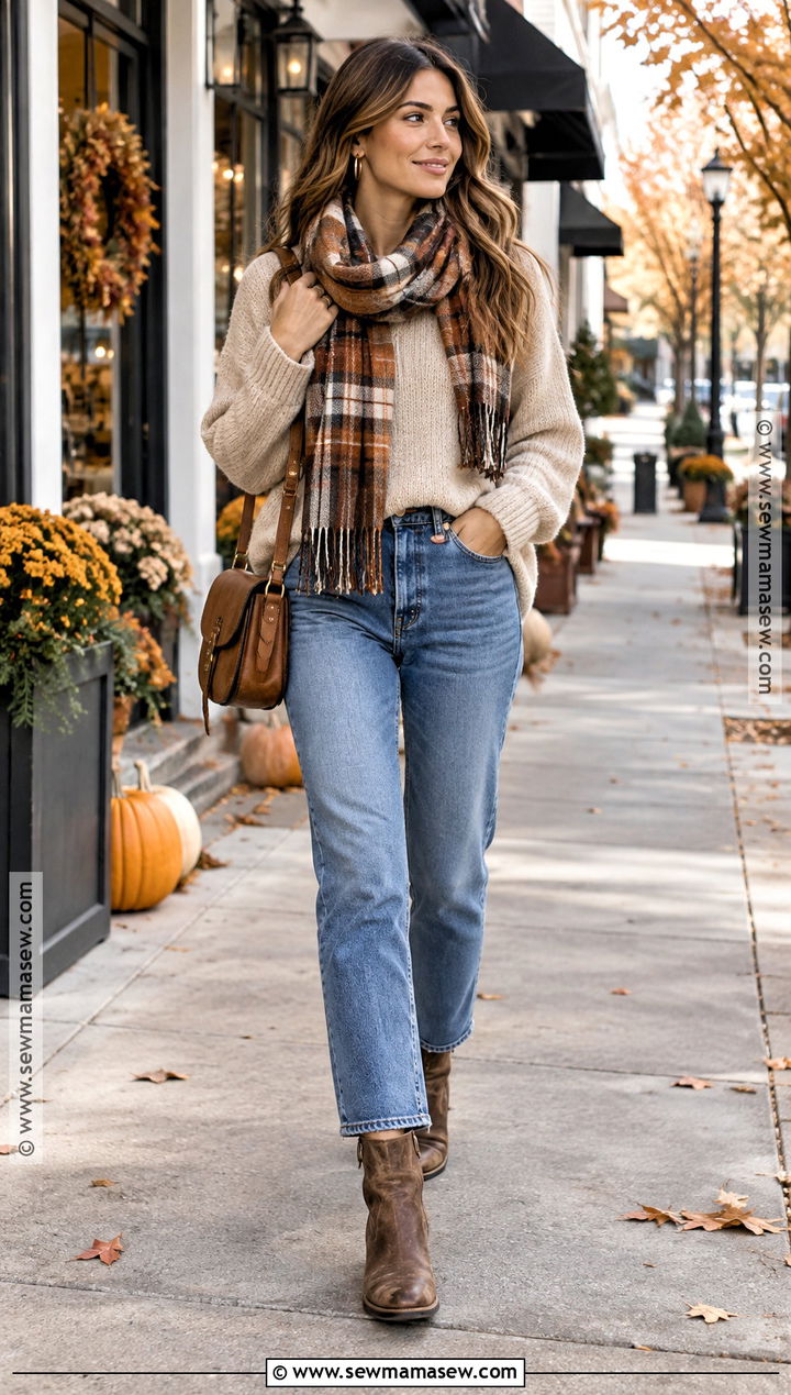 Freebird Boots With Straight Leg Jeans And Sweater - 15 freebird boots outfit fall