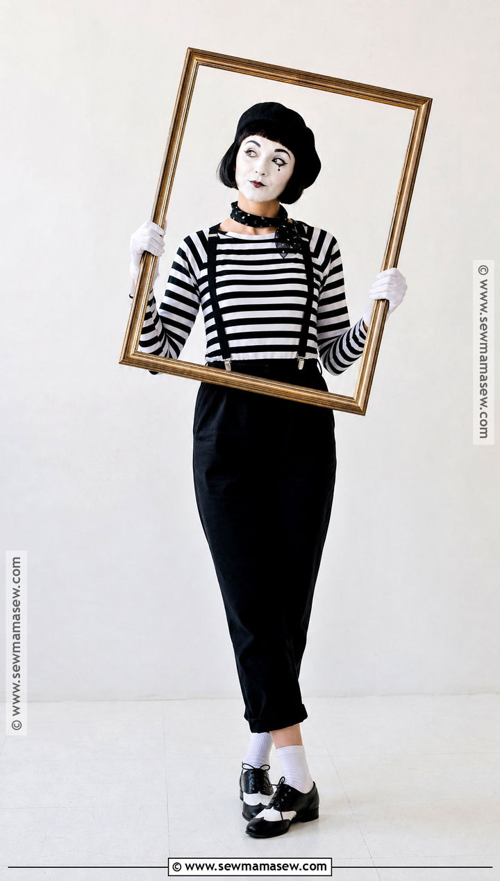 French Mime Costume - 40 unique halloween costumes for women