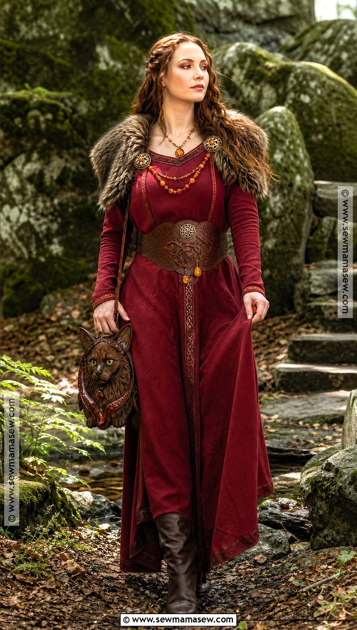 Freyja Nordic Goddess Costume - 35 Goddess Halloween Costume Ideas