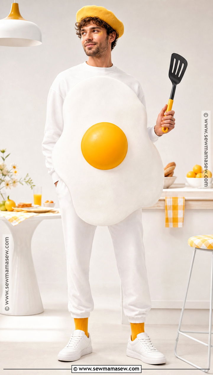 Fried Egg Costume - 30 Food Costume Ideas