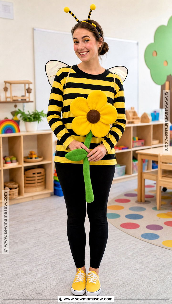 Friendly Bumblebee Teacher Costume - 30 preschool teacher halloween costumes