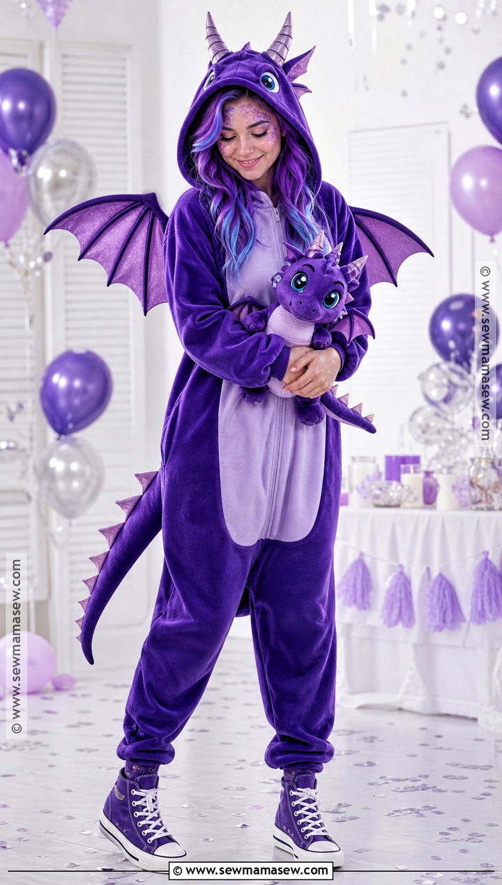 Friendly Dragon Costume With Wings - 35 Fantasy Costumes