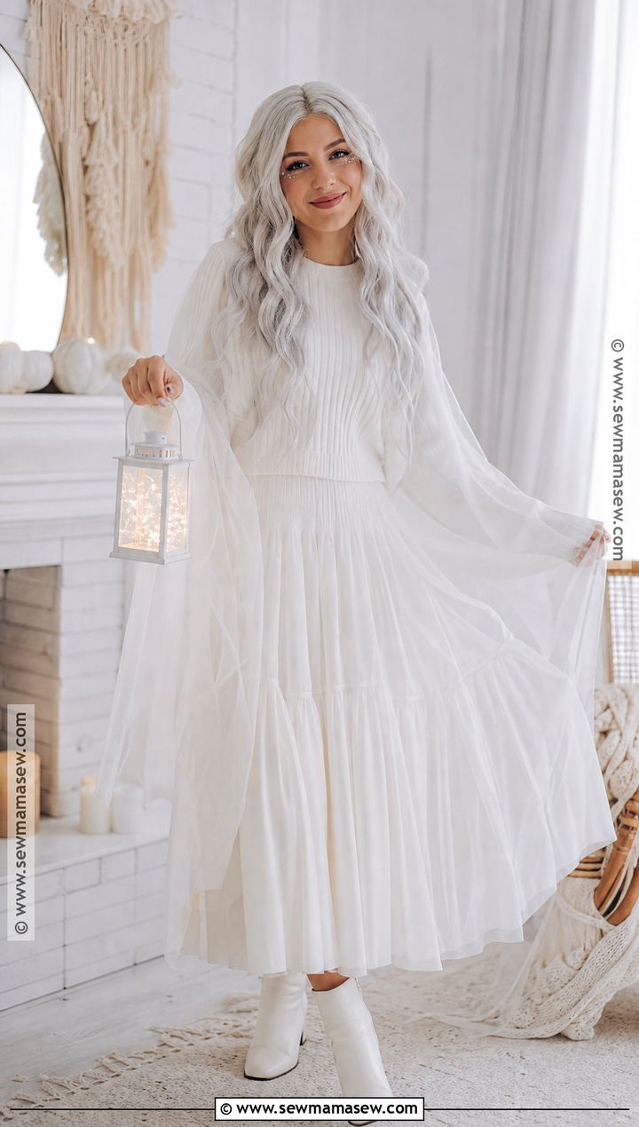 Friendly Ghost Costume With White Outfit - 30 simple halloween costume ideas for women