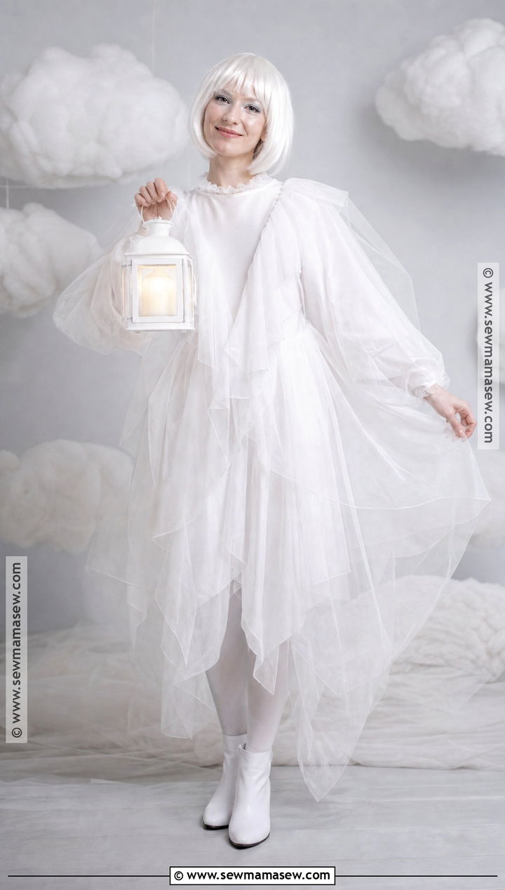 Friendly Ghost Costume With White Tulle - 45 costumes ideas