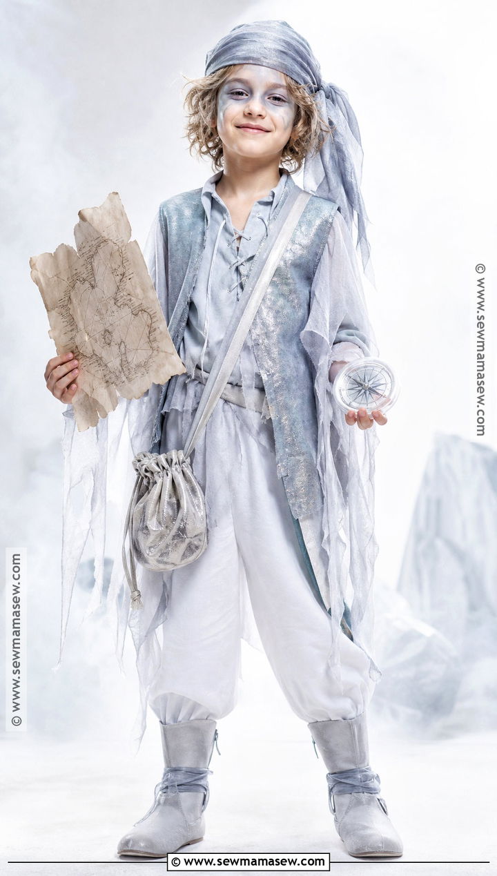 Friendly Ghost Pirate Costume - 35 pirate costume ideas for kids