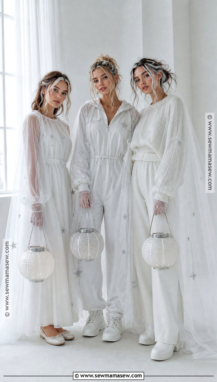 Friendly Ghost Trio Costume - 30 3 person halloween costume ideas