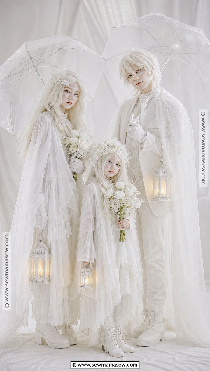 Friendly Ghost Trio Costume - 45 iconic trio halloween costumes