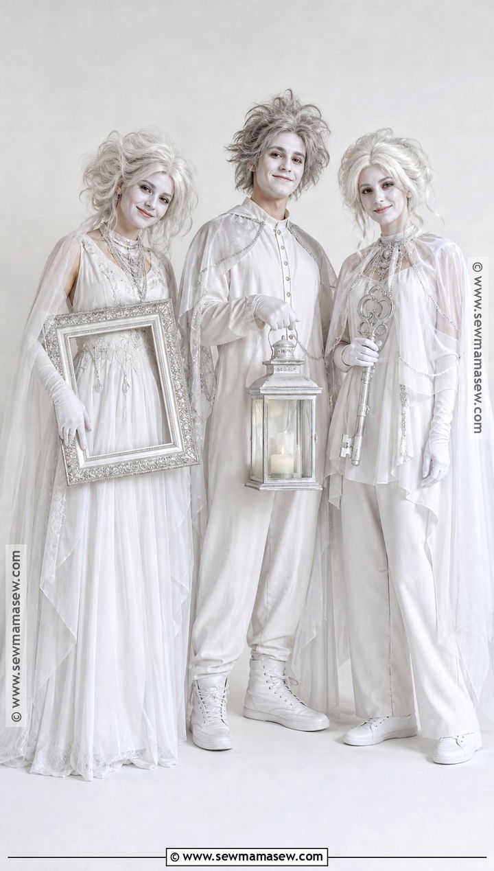 Friendly Ghost Trio Costume - 30 3 people costumes