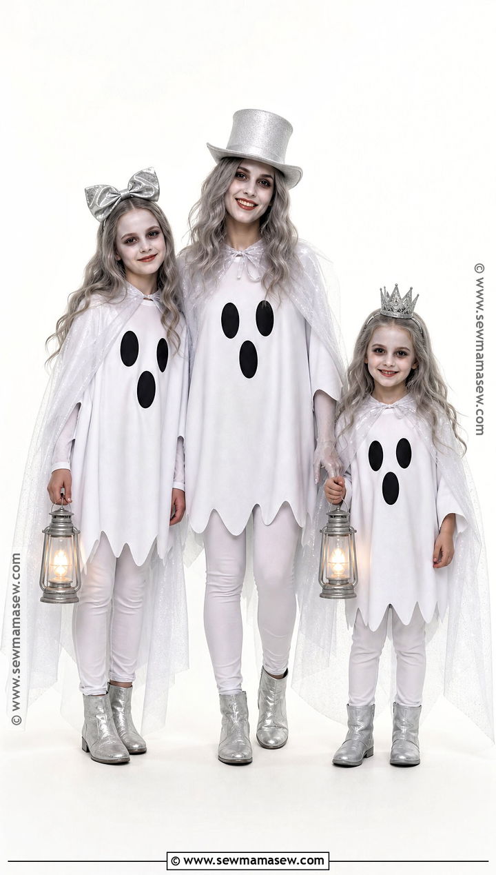 Friendly Ghost Triplet Costumes - 30 triplet halloween costumes