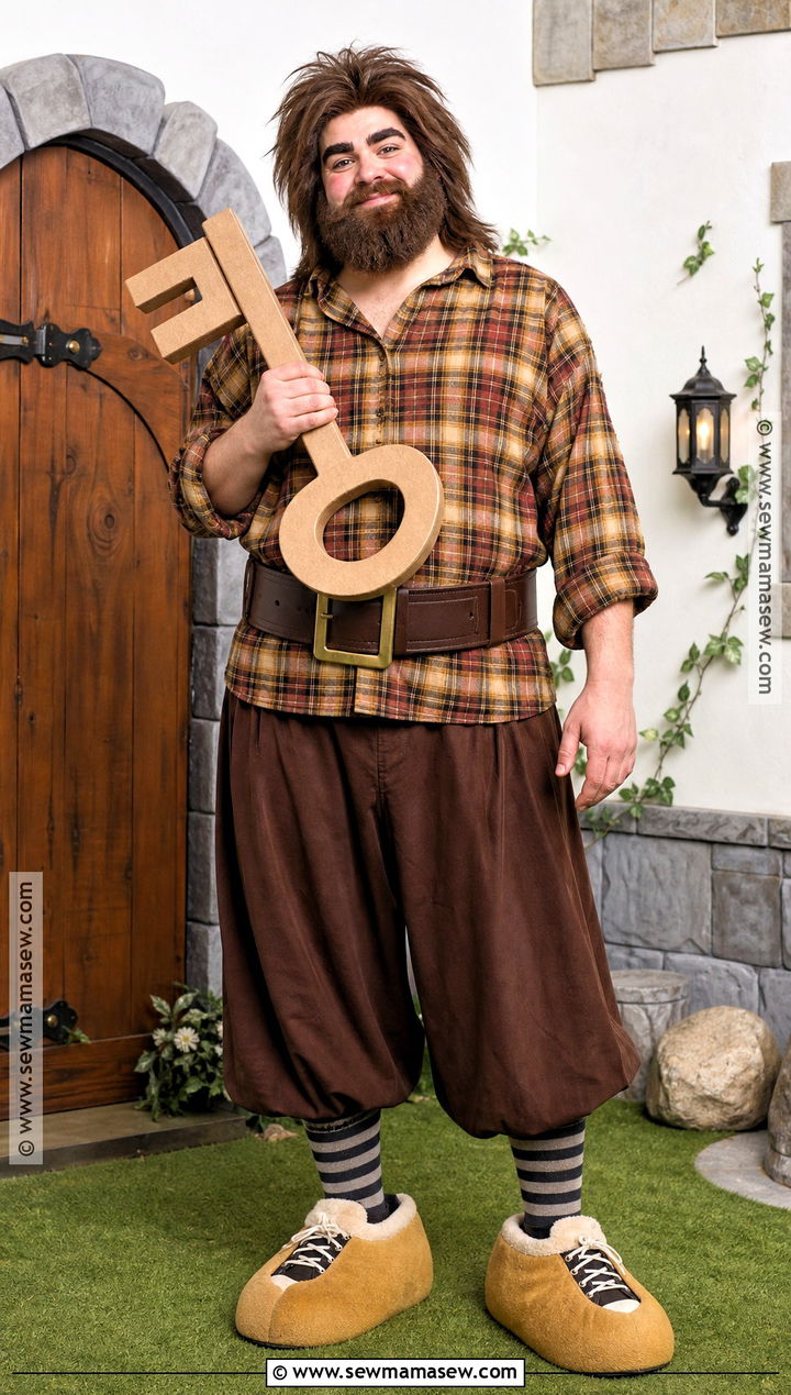 Friendly Giant Costume With Plaid Shirt - 30 jack and the beanstalk costume ideas