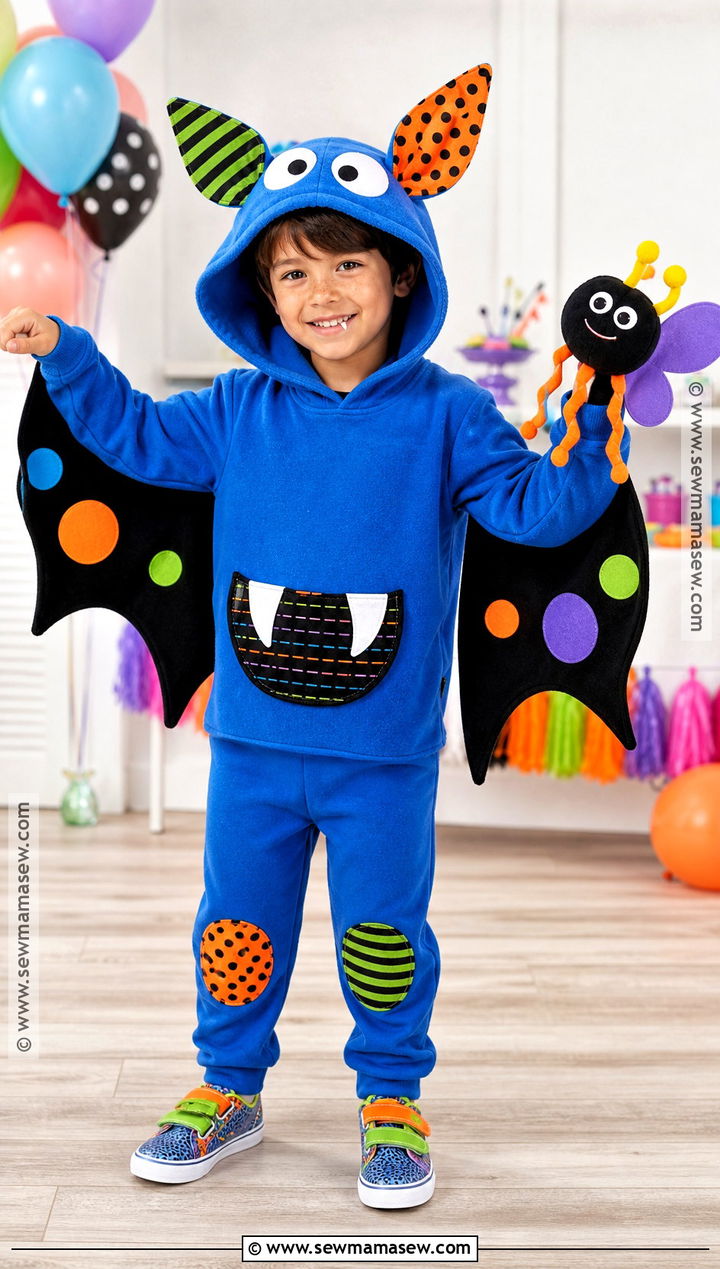 Friendly Monster Bat Costume - 30 bat costume ideas for kids