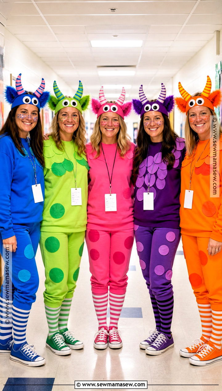 Friendly Monster School Staff Costume - 30 School Staff Halloween Costume Ideas