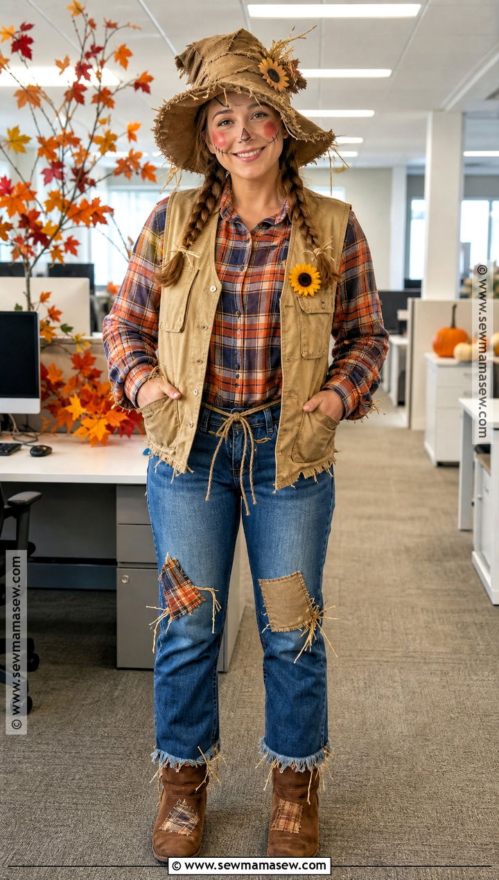 Friendly Scarecrow Costume - 35 work costume ideas