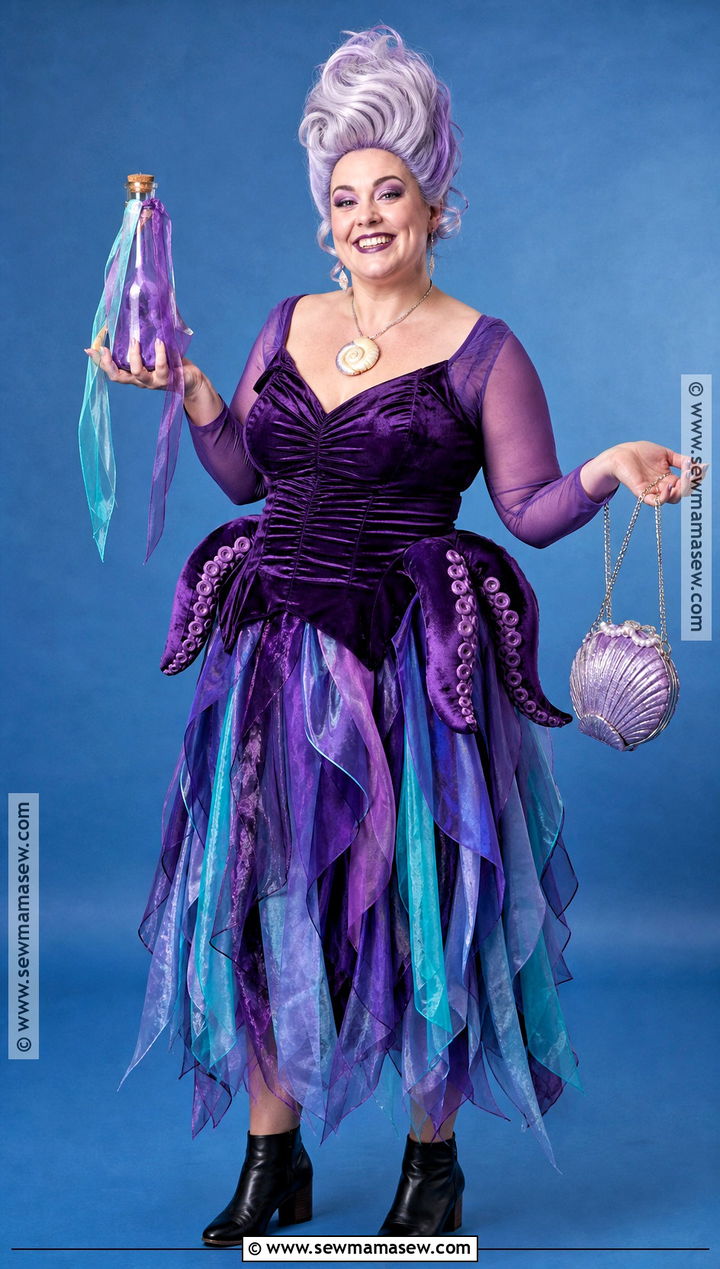 Friendly Sea Witch Costume With Tentacle Skirt - 30 under the sea costume ideas