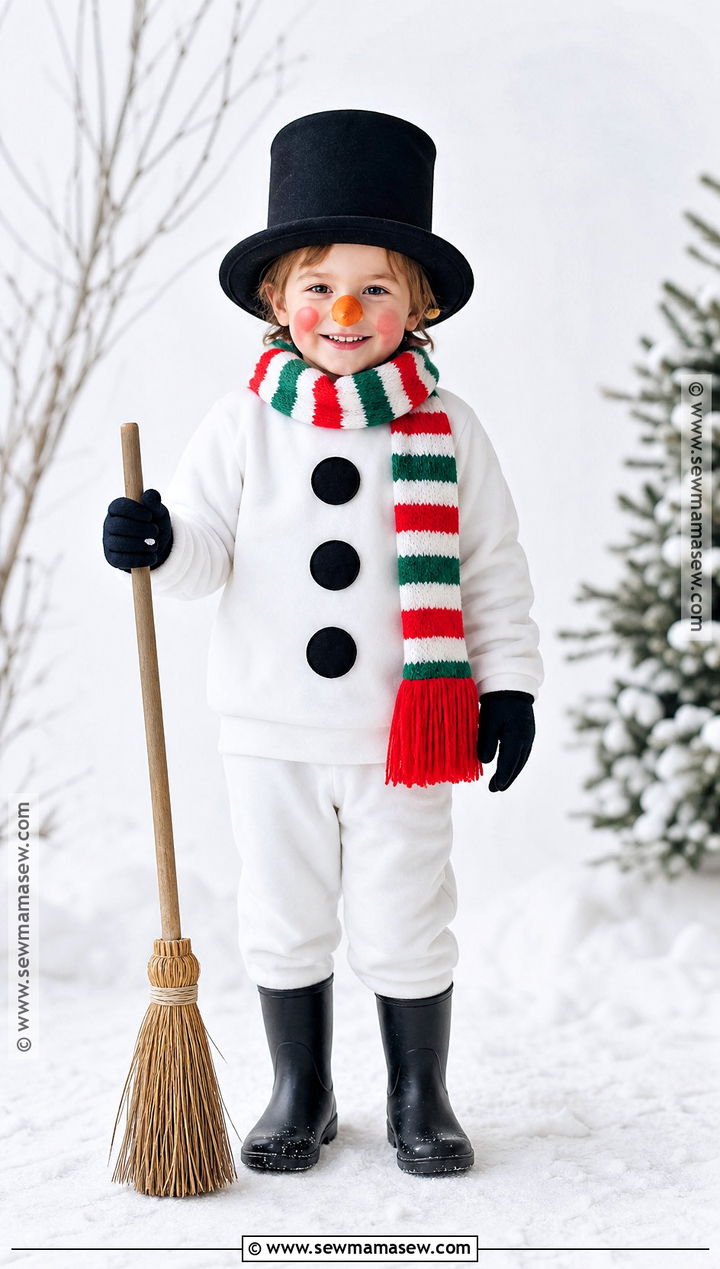 Friendly Snowman Costume - 30 Christmas Halloween Costumes