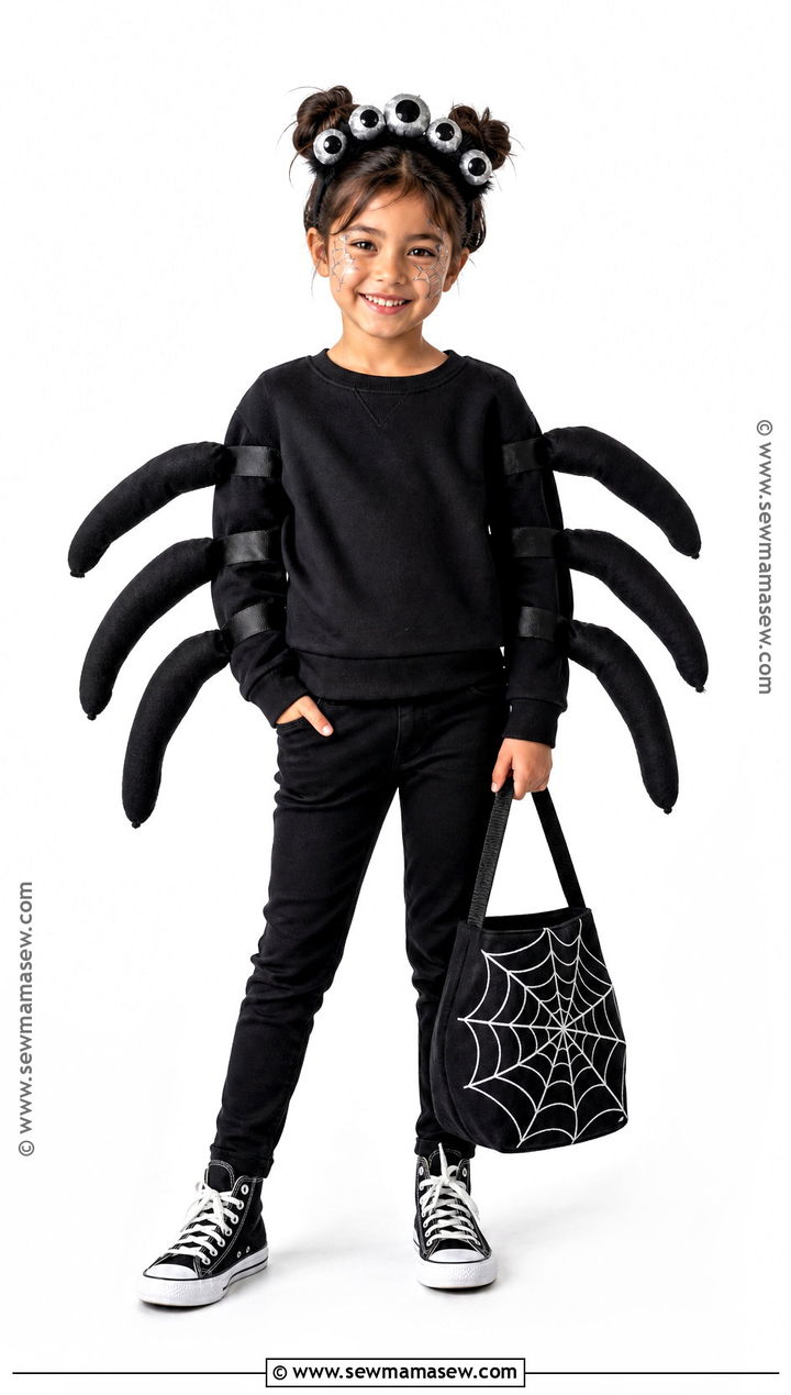 Friendly Spider Costume With Extra Legs - 45 kids halloween costumes