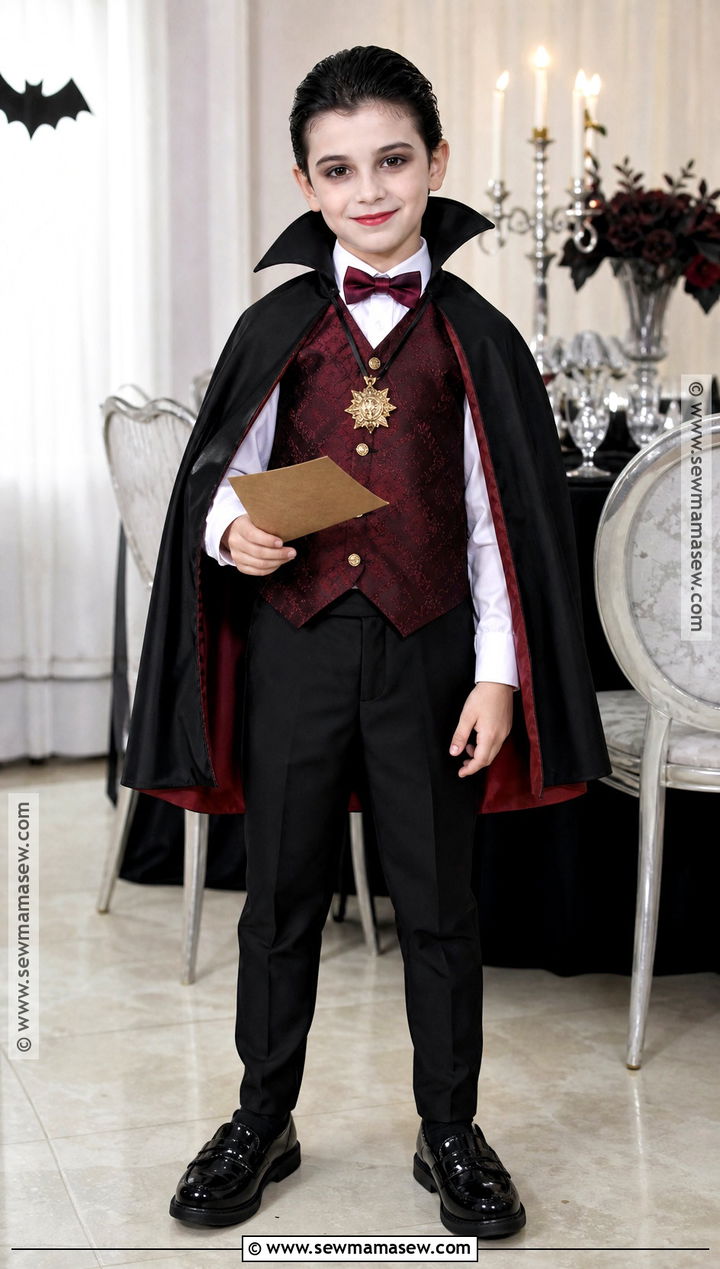 Friendly Vampire Boy Costume - 35 boy costumes