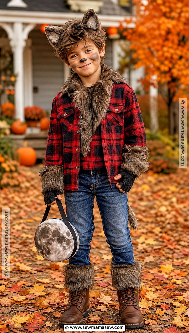 Friendly Werewolf Costume - 45 boy halloween costumes