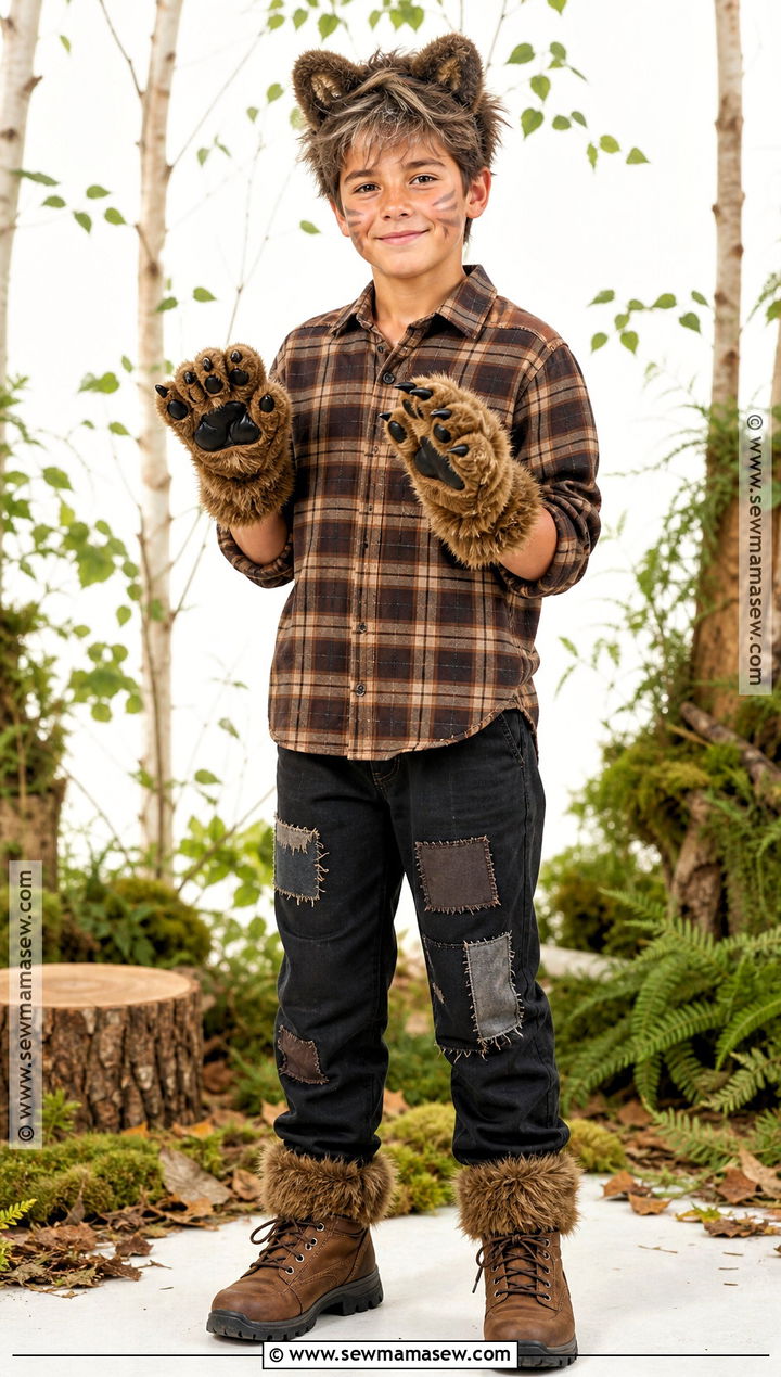Friendly Werewolf Costume - 40 halloween costumes for boys