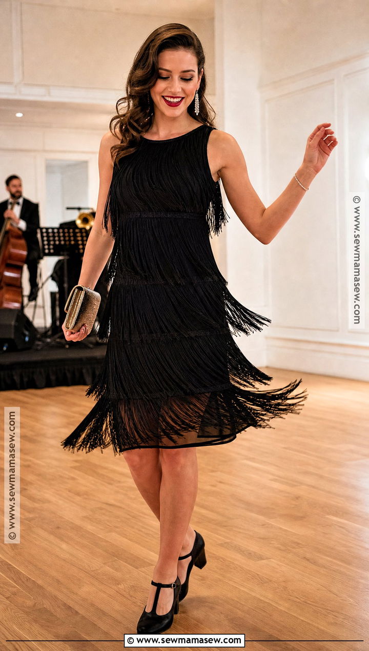 Fringe Dress Halloween Party Outfit - 40 halloween party outfits