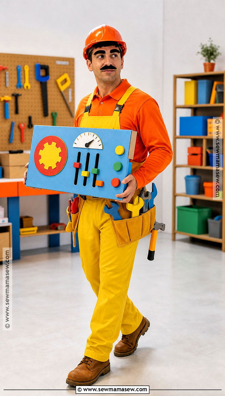 Fritz Halloween Costume With Tool Belt - 40 inside out halloween costume ideas