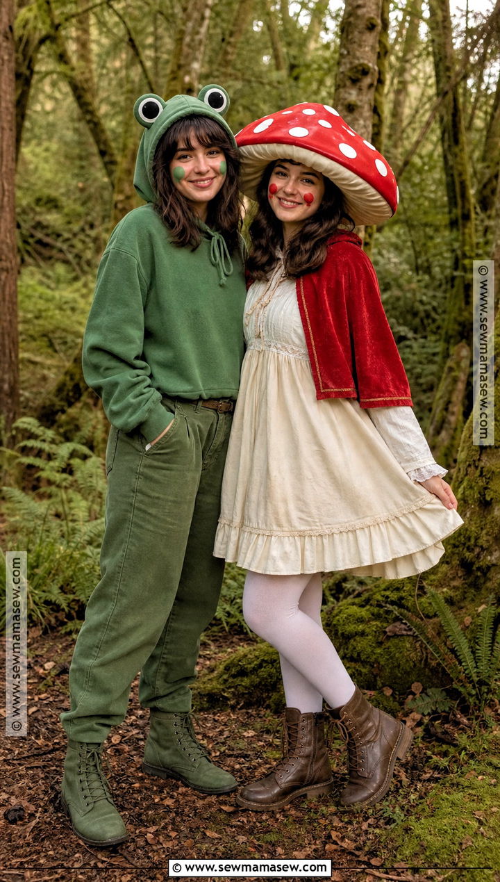 Frog And Mushroom BFF Costume - 35 bff costumes