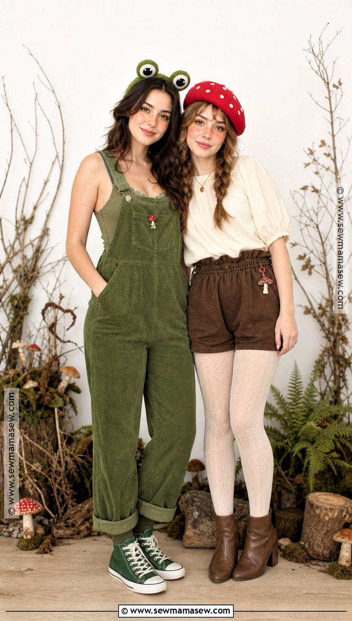 Frog And Mushroom Duo Costume - 30 cute halloween costumes duo