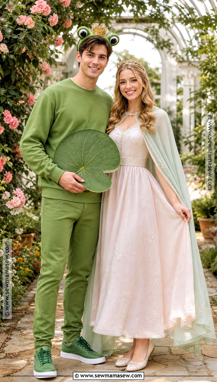 Frog And Princess Costume - 40 last minute couples costumes