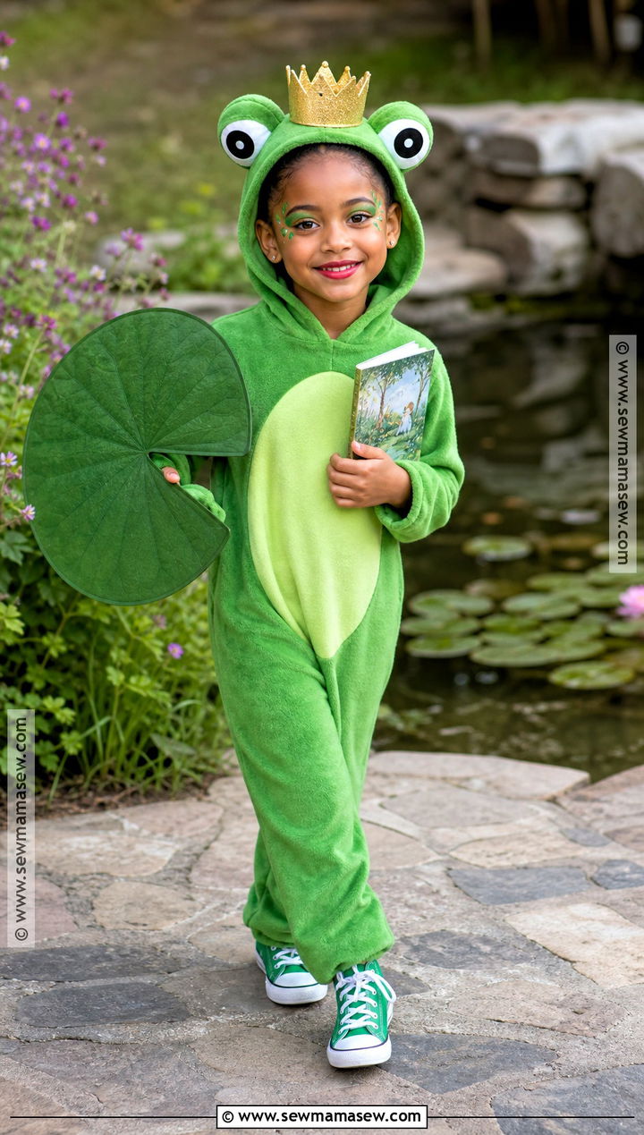 Frog Prince Costume With Gold Crown - 30 story book costumes