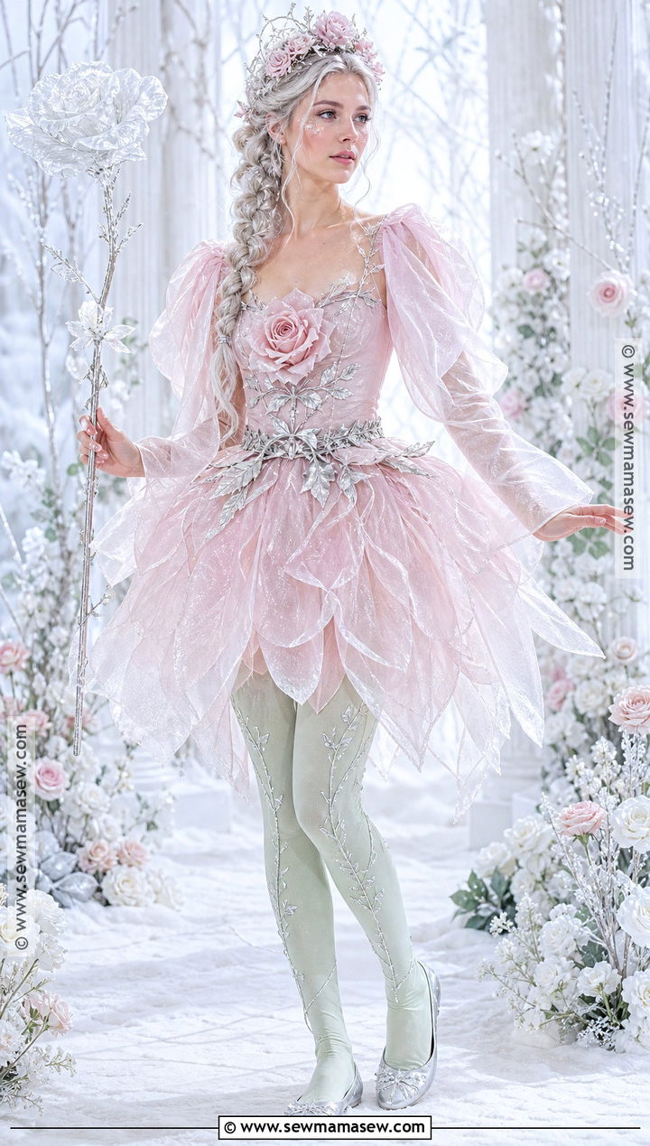 Frosted Rose Costume - 30 rose costume ideas