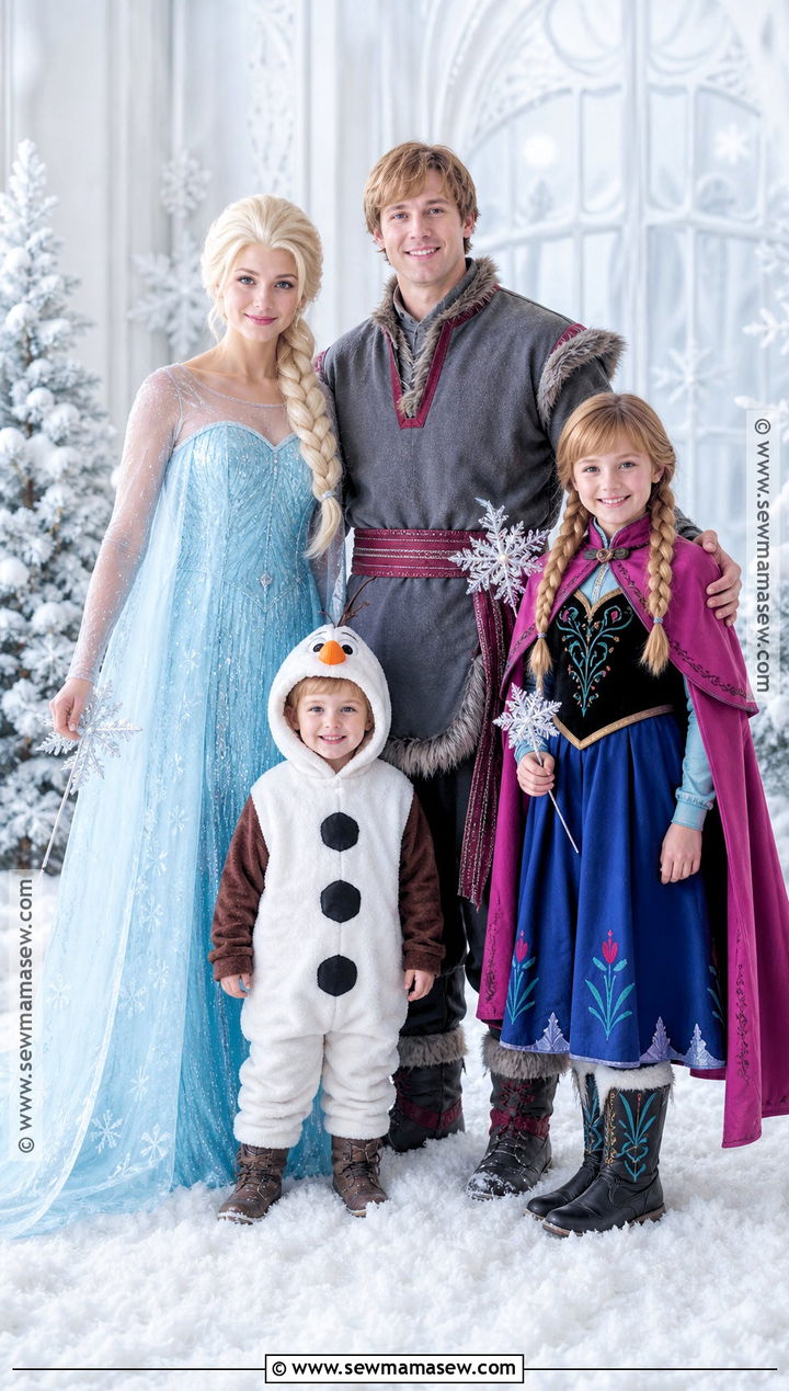Frozen Family Costume - 30 family costume ideas for 4