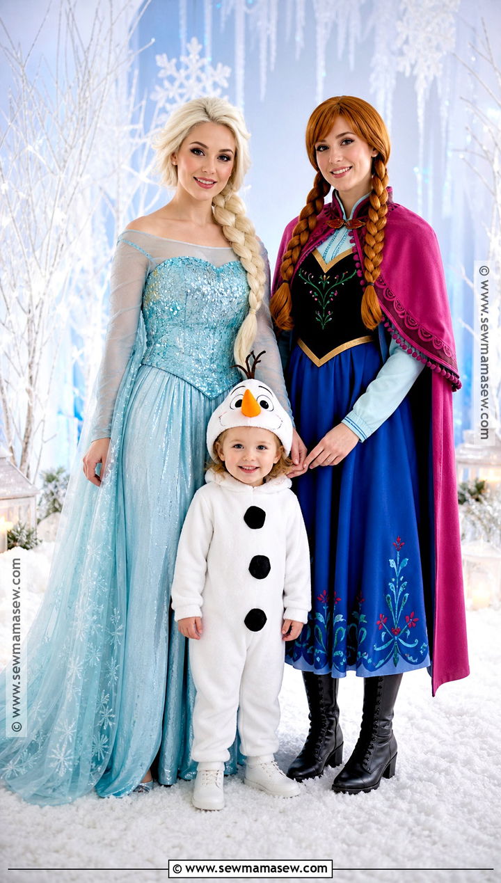 Frozen Family Costume - 35 Family Of Three Halloween Costumes