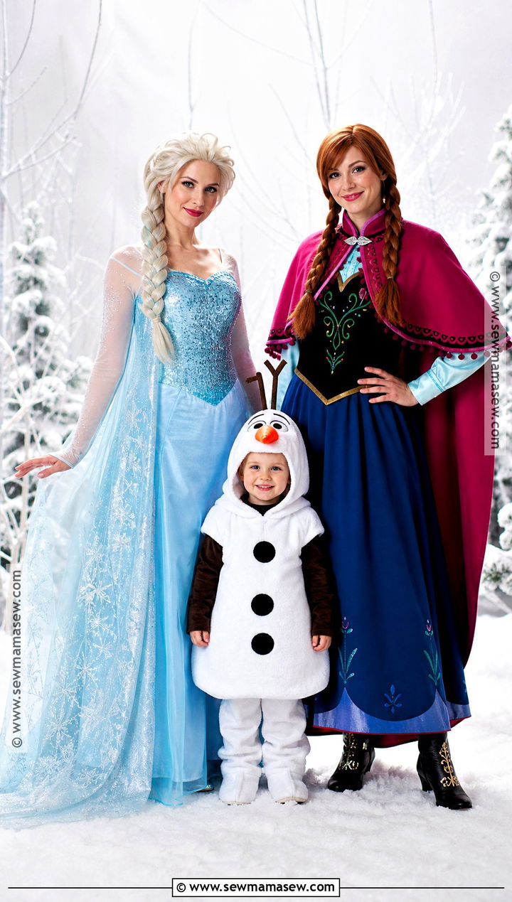 Frozen Family Costume - 30 3 Family Halloween Costumes