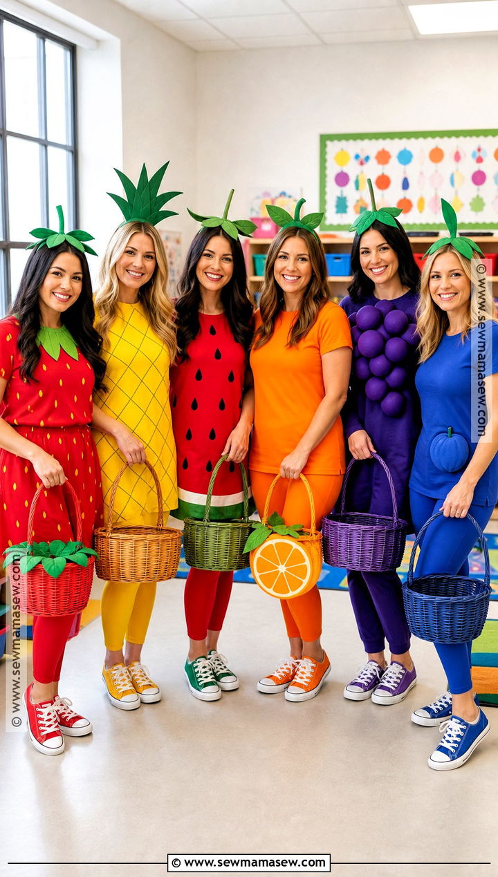 Fruit Basket Teacher Group Costume - 30 teacher costumes for halloween