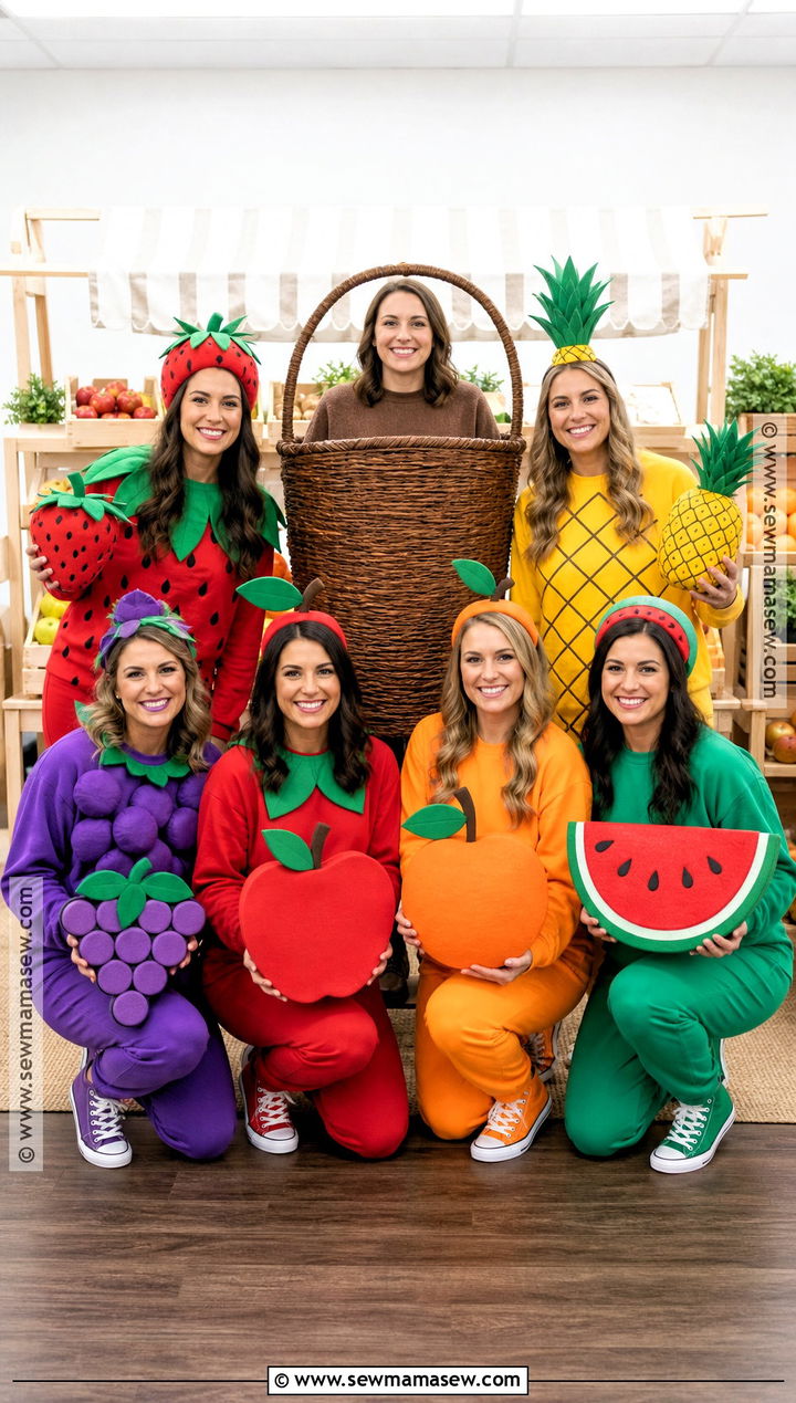 Fruit Basket Teacher Team Costume - 30 Teacher Team Halloween Costumes