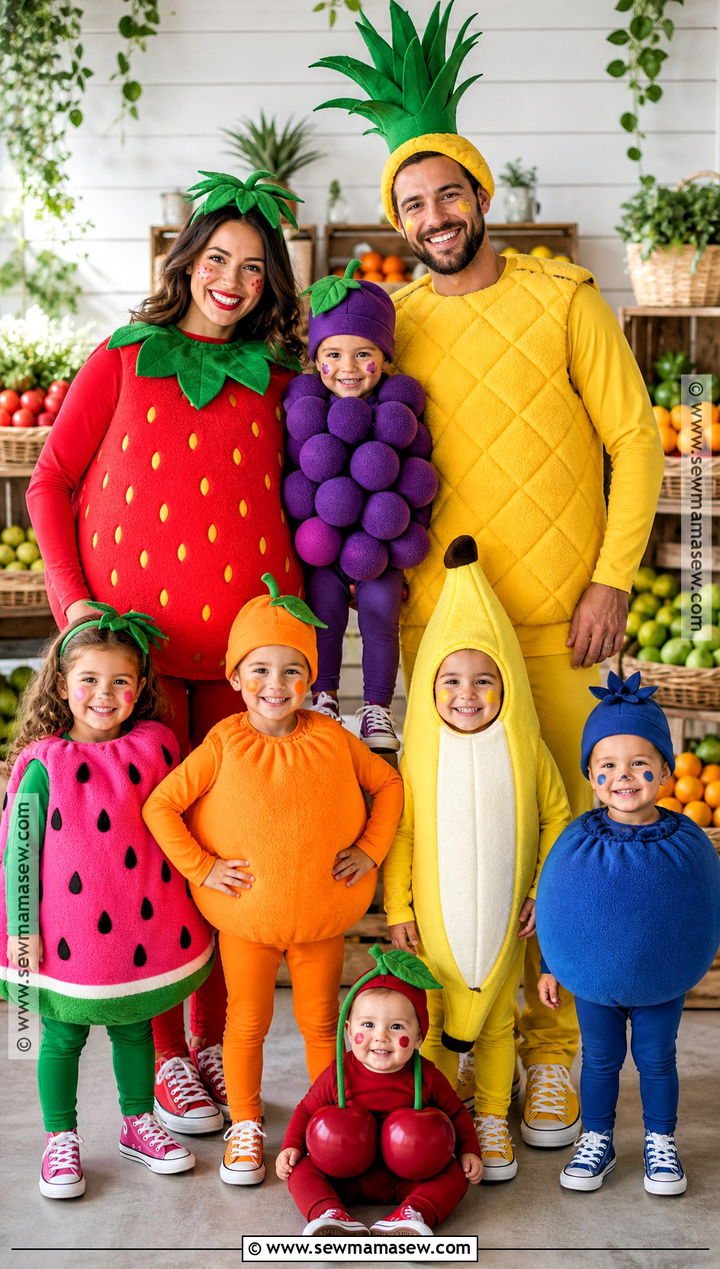 Fruit Salad Family Costume - 45 family costumes